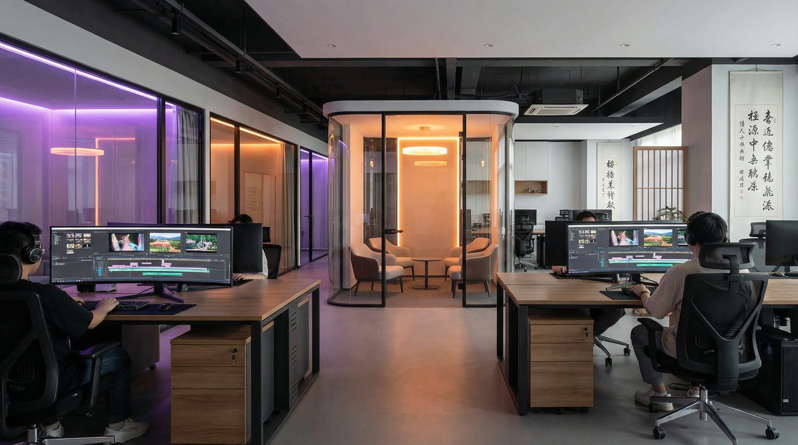 黑丝公司办公环境